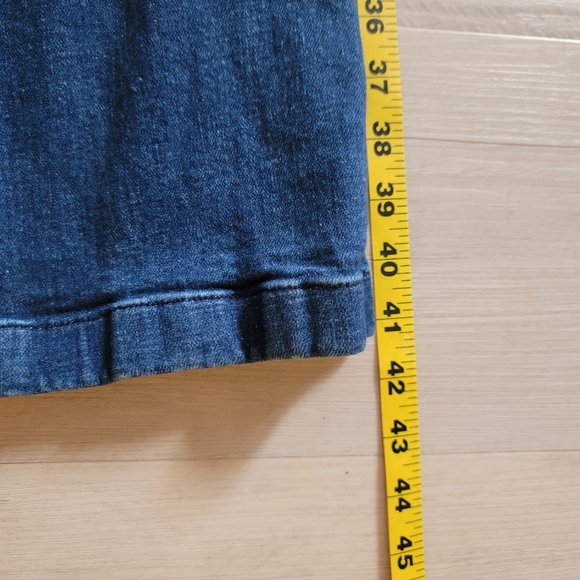 Maeve By Anthropologie Blue Flare Jeans Classic Wide Leg Style - Picture 13 of 15